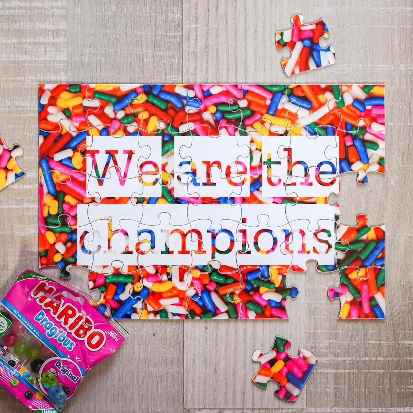 Puzzle - We are the champions